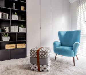 Black Bookcase — Furniture Shop in Gladstone, QLD