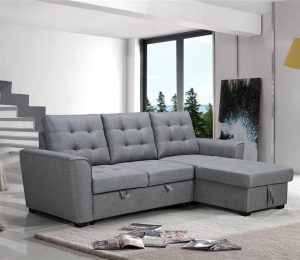 Grey Sofa — Furniture Shop in Gladstone, QLD